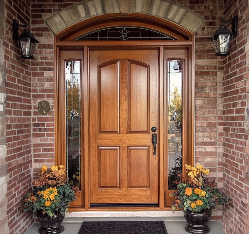 Traditional Brown Wooden Doors